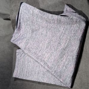Tuff Athletics Pink Grey Black Athletic Yoga Capris Leggings NEAR NEW XXL